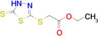 Ethyl 2-[(5-sulfanylidene-4,5-dihydro-1,3,4-thiadiazol-2-yl)sulfanyl]acetate