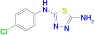 N2-(4-Chlorophenyl)-1,3,4-thiadiazole-2,5-diamine