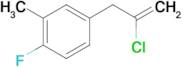 2-Chloro-3-(4-fluoro-3-methylphenyl)-1-propene