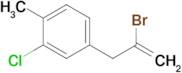 2-Bromo-3-(3-chloro-4-methylphenyl)-1-propene