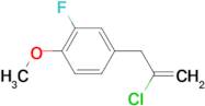 2-Chloro-3-(3-fluoro-4-methoxyphenyl)-1-propene