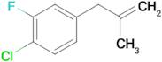 3-(4-Chloro-3-fluorophenyl)-2-methyl-1-propene