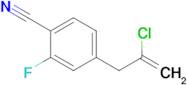 2-Chloro-3-(4-cyano-3-fluorophenyl)-1-propene