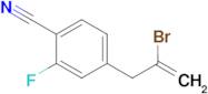 2-Bromo-3-(4-cyano-3-fluorophenyl)-1-propene