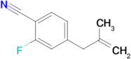 3-(4-Cyano-3-fluorophenyl)-2-methyl-1-propene