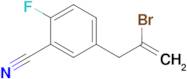 2-Bromo-3-(3-cyano-4-fluorophenyl)-1-propene