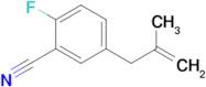 3-(3-Cyano-4-fluorophenyl)-2-methyl-1-propene