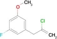 2-Chloro-3-(3-fluoro-5-methoxyphenyl)-1-propene