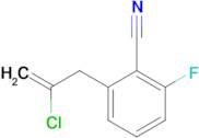 2-Chloro-3-(2-cyano-3-fluorophenyl)-1-propene