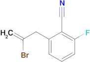 2-Bromo-3-(2-cyano-3-fluorophenyl)-1-propene