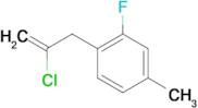 2-Chloro-3-(2-fluoro-4-methylphenyl)-1-propene