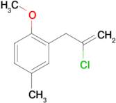 2-Chloro-3-(2-methoxy-5-methylphenyl)-1-propene