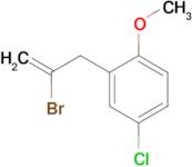 2-Bromo-3-(3-chloro-6-methoxyphenyl)-1-propene