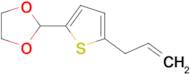 3-(5-(1,3-Dioxolan-2-yl)-2-thienyl)-1-propene