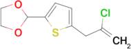 2-Chloro-3-(5-(1,3-Dioxolan-2-yl)-2-thienyl)-1-propene