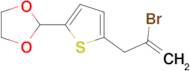 2-Bromo-3-(5-(1,3-Dioxolan-2-yl)-2-thienyl)-1-propene