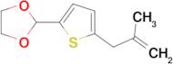 3-(5-(1,3-Dioxolan-2-yl)-2-thienyl)-2-methyl-1-propene