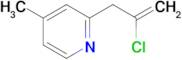 2-Chloro-3-(4-methyl-2-pyridyl)-1-propene