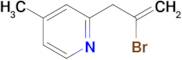 2-Bromo-3-(4-methyl-2-pyridyl)-1-propene