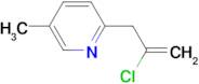 2-Chloro-3-(5-methyl-2-pyridyl)-1-propene