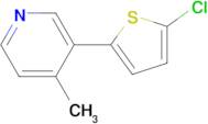 3-(5-Chloro-2-thienyl)-4-methylpyridine