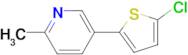 5-(5-Chloro-2-thienyl)-2-methylpyridine