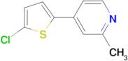 4-(5-Chloro-2-thienyl)-2-methylpyridine