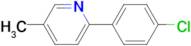 2-(4-Chlorophenyl)-5-methylpyridine