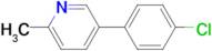 5-(4-Chlorophenyl)-2-methylpyridine