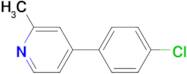 4-(4-Chlorophenyl)-2-methylpyridine