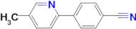 4-(5-Methyl-2-pyridyl)benzonitrile