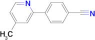 4-(4-Methyl-2-pyridyl)benzonitrile