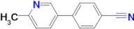 4-(2-Methyl-5-pyridyl)benzonitrile