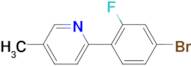 2-(4-Bromo-2-fluorophenyl)-5-methylpyridine