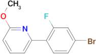 2-(4-Bromo-2-fluorophenyl)-6-methoxypyridine