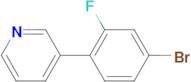 3-(4-Bromo-2-fluorophenyl)pyridine