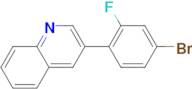 3-(4-Bromo-2-fluorophenyl)quinoline