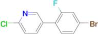 5-(4-Bromo-2-fluorophenyl)-2-chloropyridine