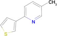 5-Methyl-2-(3-thienyl)pyridine