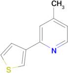 4-Methyl-2-(3-thienyl)pyridine