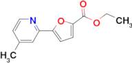 Ethyl 5-(4-Methyl-2-pyridyl)-2-furoate