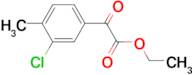 Ethyl 3-chloro-4-methylbenzoylformate