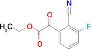 Ethyl 2-cyano-3-fluorobenzoylformate