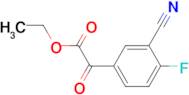 Ethyl 3-cyano-4-fluorobenzoylformate