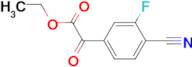 Ethyl 4-cyano-3-fluorobenzoylformate