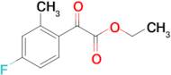 Ethyl 4-fluoro-2-methylbenzoylformate