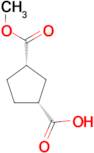 cis-3-Carbomethoxycyclopentane-1-carboxylic acid
