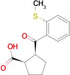 cis-2-(2-thiomethylbenzoyl)cyclopentane-1-carboxylic acid