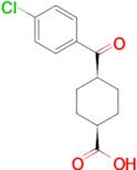 cis-4-(4-chlorobenzoyl)cyclohexane-1-carboxylic acid