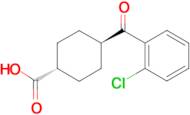 trans-4-(2-Chlorobenzoyl)cyclohexane-1-carboxylic acid